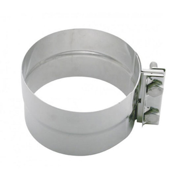 TPHD 6 Inch Polished Stainless Steel Band Clamp