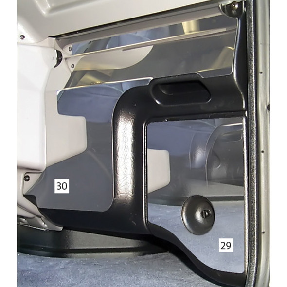 TPHD Stainless Steel Lower Heater Door Trim For Peterbilt 378, 379