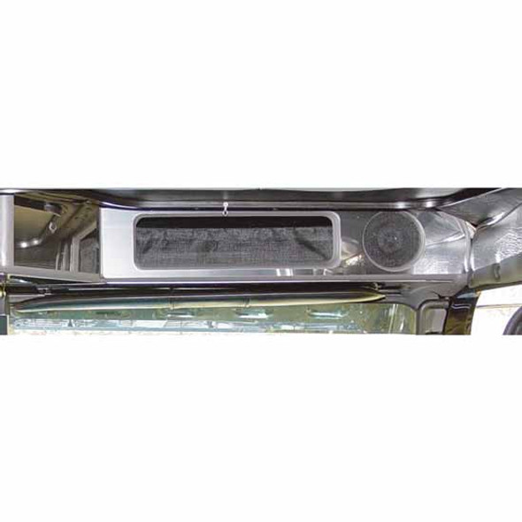 Freightliner TPHD Stainless Steel Overhead Console Trim For Passenger Side