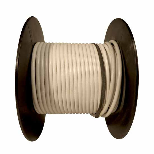 TPHD 10 Gauge White Electrical Wire 100 Feet