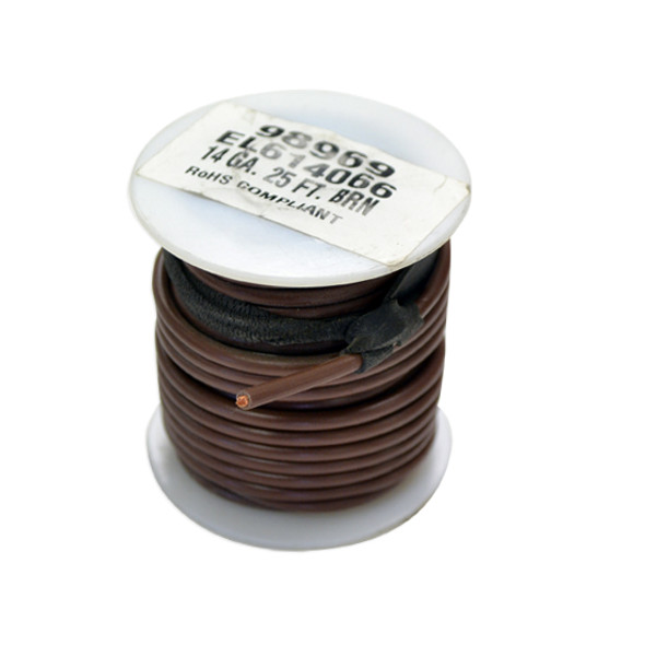 TPHD 14 Gauge Brown Electrical Wire 25 Feet