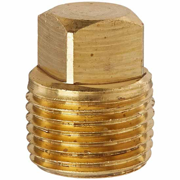 TPHD 3/8 Inch Brass Square Head Plug