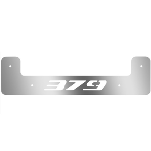 24 Inch Stainless Steel U-Shape 379 Logo Flap Weight For Peterbilt 379