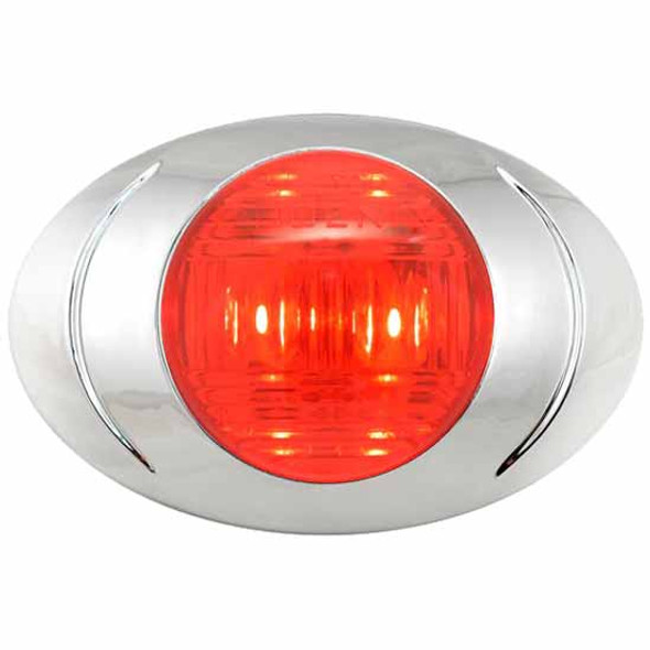 Red P3 LED Bullet Pigtail Light Red Lens