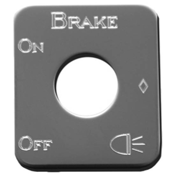 Rockwood Stainless Steel Brake Switch ID Plate