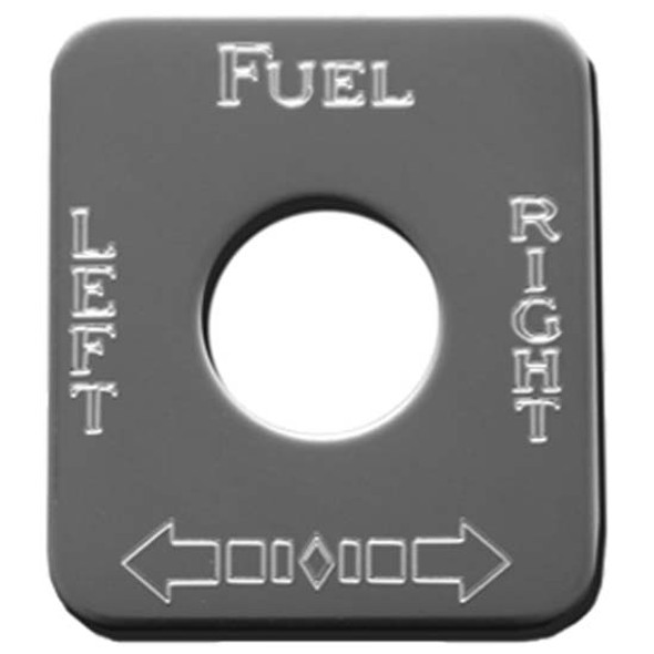 Rockwood Stainless Steel Fuel Left Right Switch ID Plate