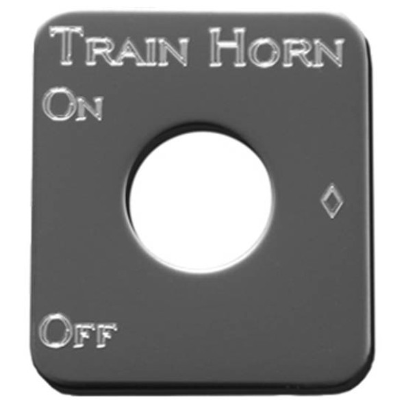 Rockwood Stainless Steel Train Horn Switch ID Plate For Kenworth
