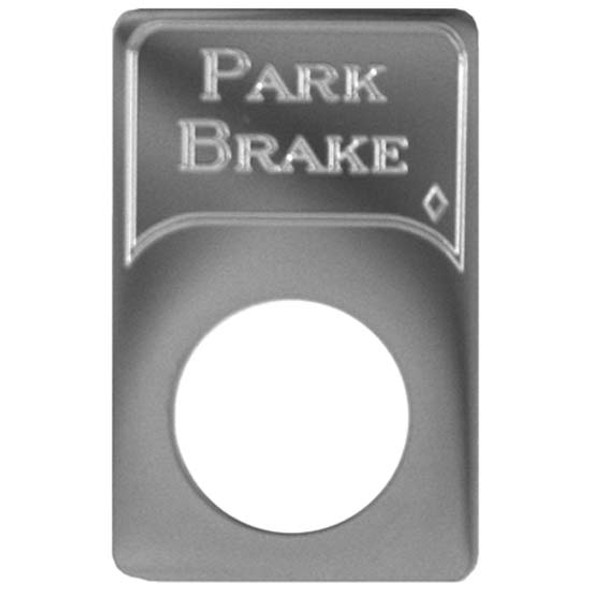 Rockwood Stainless Steel Park Brake Switch Plate For Kenworth