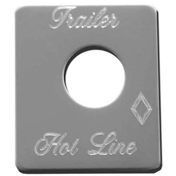 Rockwood Trailer Hot Line Stainless Steel Switch Plate For Peterbilt