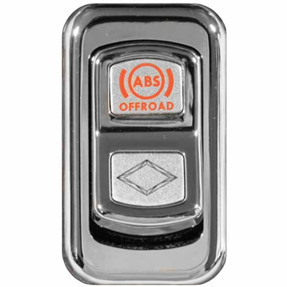 Rockwood Chrome Rocker Switch Cover For ABS Off Road For Peterbilt 2006-Newer