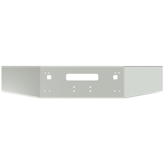 Chrome 14 Inch Bumper W/ 7 Inch Break, Tow & Step Holes For Kenworth T800