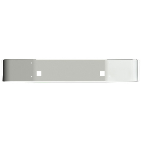 18 Inch Chrome Wrap Around Bumper W/ Tow Holes For Peterbilt 384, 386 SBA