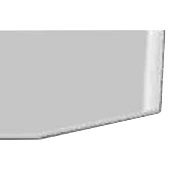 16 Inch Chrome Standard Rolled End Bumper W/ Bolt-On Hitch & Fog Light Holes For Peterbilt 367, 388, 389 & 567 SFA