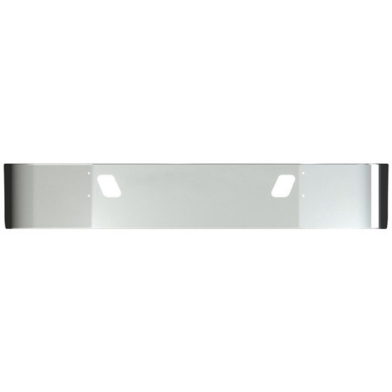 14 Inch Chrome Wrap Around Bumper W/ Tow Holes For Volvo VNM SBA