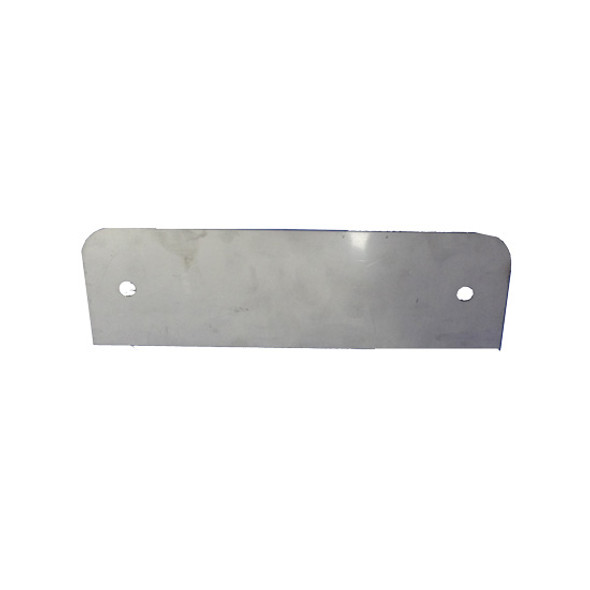 3 X 10 Inch Stainless Steel Center Mounting Plate For Double Hump Fiberglass Fenders