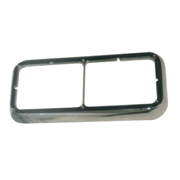 BESTfit Chrome Plated Plastic Bezel For Dual Square Headlight