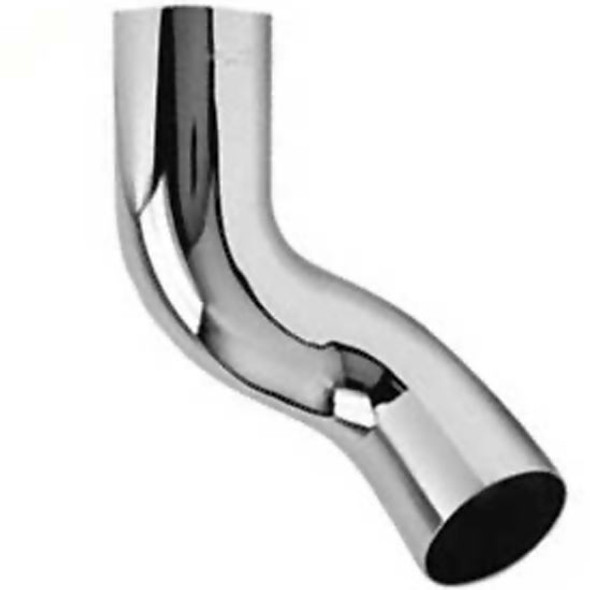 BESTfit Chrome 5 Inch ID/O.D. Exhaust Elbow, 19 Inch Length, Passenger Side Replaces 14-11380R For Peterbilt 377
