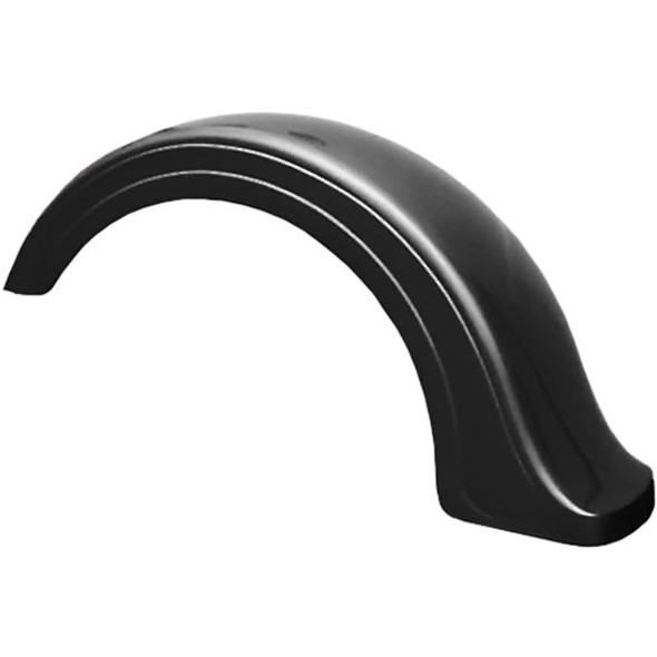 Black Fiberglass Front Fender, Driver Side For Peterbilt 379 127 BBC -