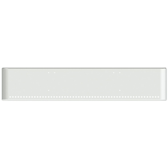18 Inch Chrome Steel Texas Square Rolled End Bumper W/ Mounting Holes Only 55 - 3/4 Inch Light Holes For Freightliner FLD Classic XL 2008-2010