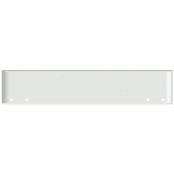 18 Inch Chrome Steel Texas Square Rolled End Bumper W/ Mounting Holes Only 4 M3 Or P3 Light Holes For Freightliner FLD Classic XL 2008-2010