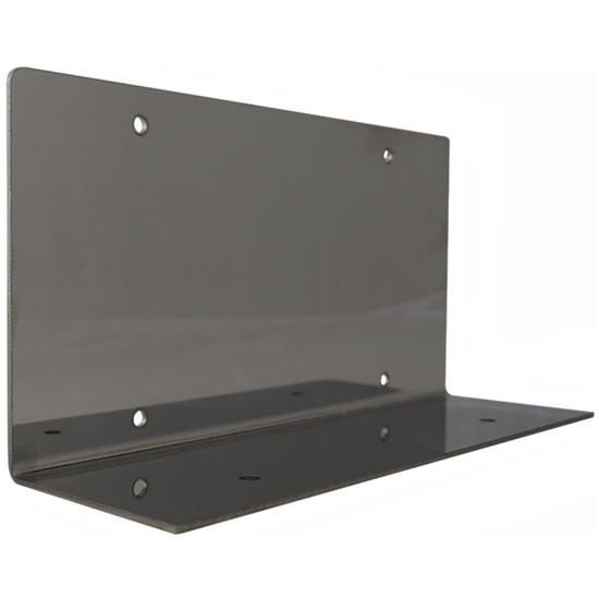 Stainless Steel License Plate Mount, Bottom Of Bumper, 11 Gauge Mount
