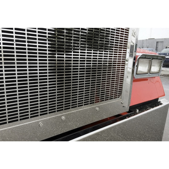 SS Grille Insert W/ Rectangular Cutouts For Kenworth W900L Aerocab
