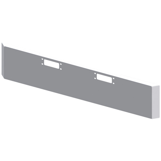 Chrome 20 Inch Texas Mitered End Bumper W/ Mounting & Tow Holes  For Peterbilt 352, 359