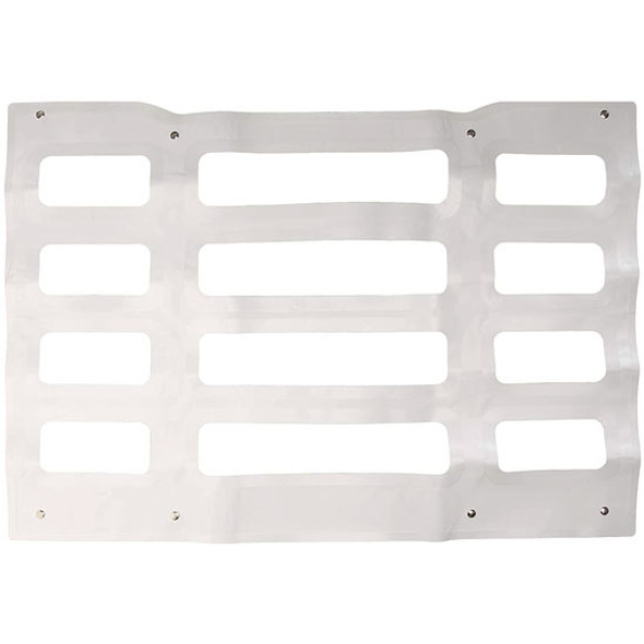 Belmor White Vinyl Winter Grille Cover For Freightliner Coronado, 122SD