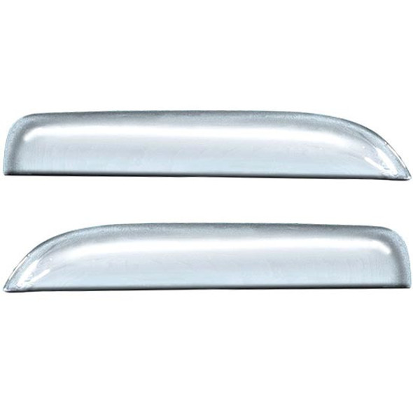 Chrome Chop Top Side Window Deflectors For Freightliner Cascadia 113, 125