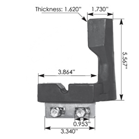 Hood Latch Hook Replaces A17-12759-001 For Freightliner Passenger Side