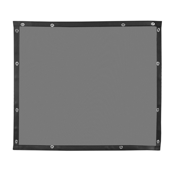 Plain Black Mesh Bug Screen W/ Black Vinyl For Freightliner Century 1996-2003