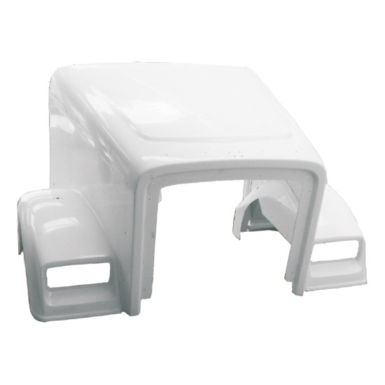 BESTfit Fiberglass Hood W/ Front Hinge Bar For Freightliner FL132 Classic XL