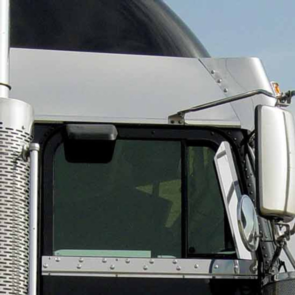 Stainless Steel Above Door Trim For Freightliner Classic & FLD120