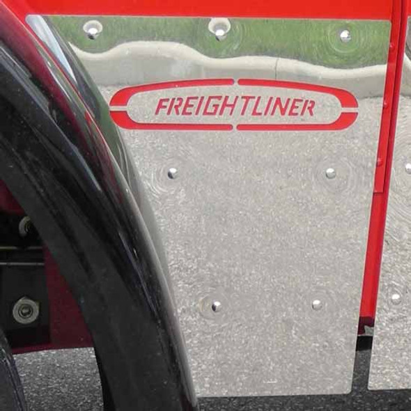 Stainless Steel Lower Hood Panel For Classic XL Freightliner W/ Logo Cutout