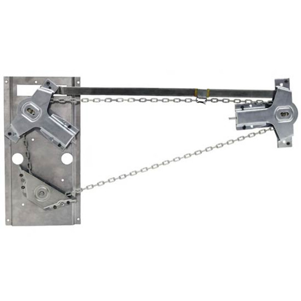 Chain Style Window Regulator, Driver Side Replaces 20-08809L For Peterbilt 359 1967-1987