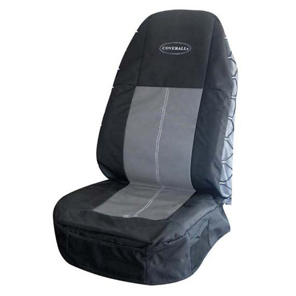 Seats Inc. Coverall Seat Cover Black / Gray Two Tone