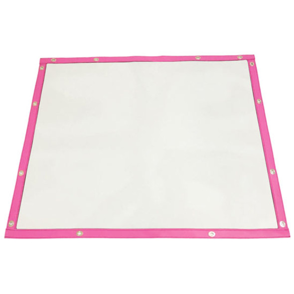 White Bug Screen W/ Boysenberry Trim For International LT