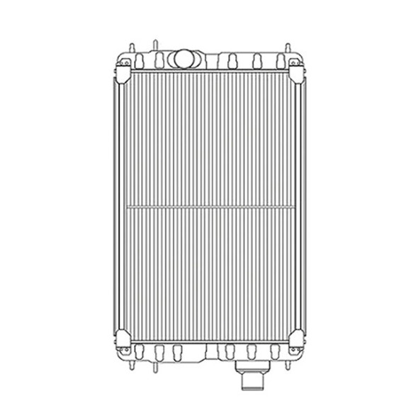 BESTfit Copper Brass 3 Row Radiator W/ Frame For Peterbilt 387