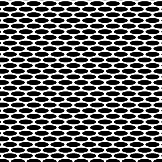 Stainless Steel Punched Lower Grille Screen W/ Horizontal Oval Holes For International ProStar