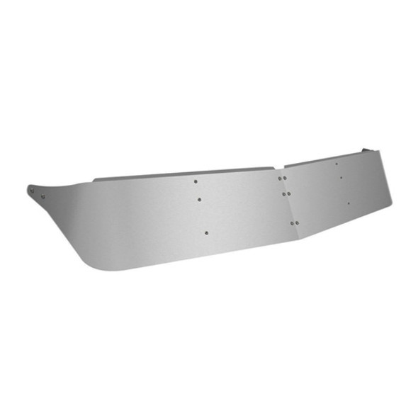 11 Inch Stainless Steel Drop Visor For Kenworth T800 & W900 W/ Curved Windshield