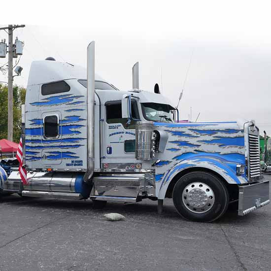 CSM SS 45 Inch Lower Step Cover For Battery & Tool Box For Kenworth W900