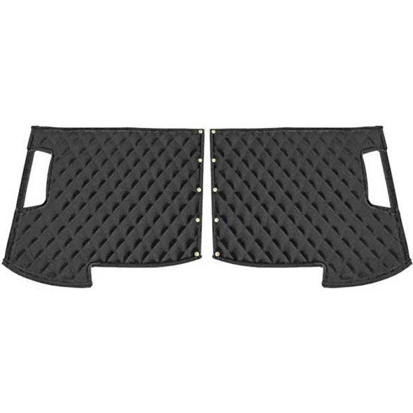 Front Fender Cover 18 Inch Black Quilted  For Peterbilt 359