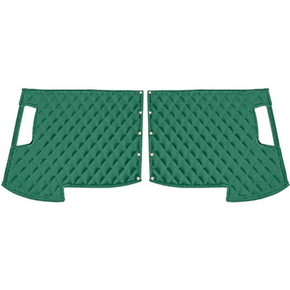 Front Fender Cover 18 Inch Teal Quilted  For Peterbilt 359