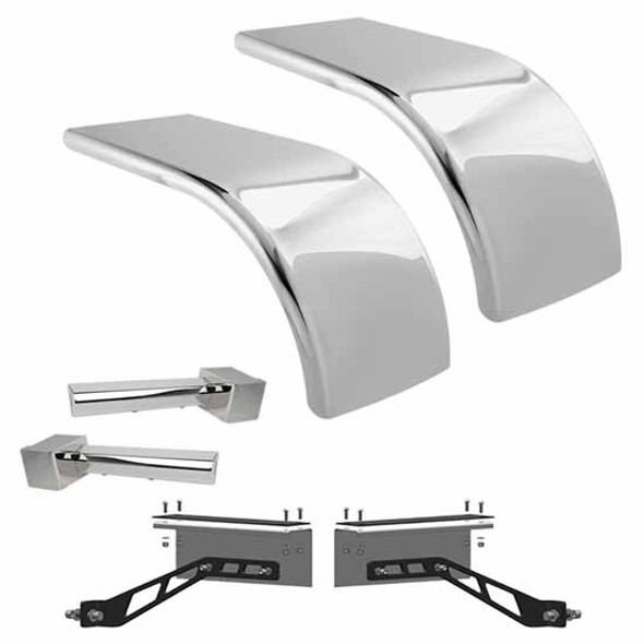 Hogebuilt 68 Inch 304 Stainless Steel Half Fender Kit  For Flex Air Suspensions Hogebuilt 68 Inch 304 Stainless Steel Half Fender Kit  For Flex Air Suspensions