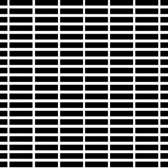 Custom Punched Grille Insert With Horizontal Rectangles For Peterbilt 379