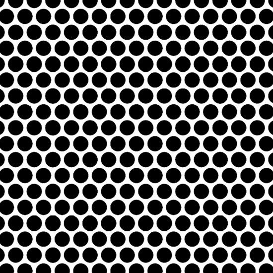 Triple Diamond Punched Grille Insert W/ 1/4 Inch Round Cutouts For Peterbilt 379