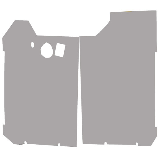 CSM Smooth Aluminum Cab Flooring For Peterbilt 375, 377, 378, 379 & 385 04-2004 & Older