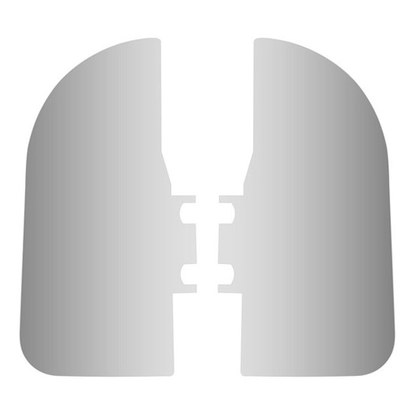 Stainless Steel Fender Shields, Blank  For Peterbilt 388, 389