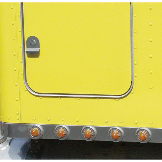Stainless Steel Door Latch Trim For Peterbilt