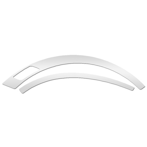 Stainless Steel Outer Fender Trim For Peterbilt 579 (4 Piece Set)